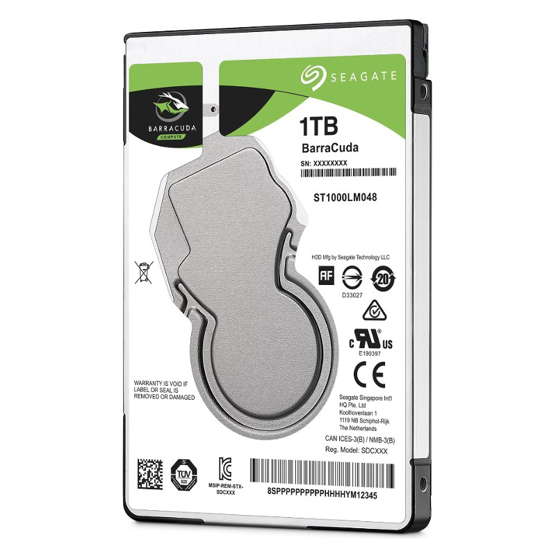 1TB Seagate BarraCuda 2.5" Internal Hard Drive